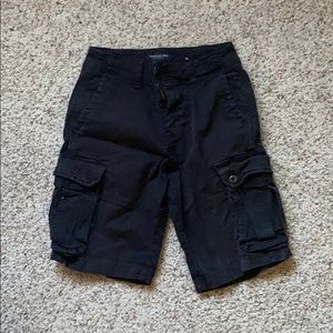 Black American Eagle Cargo shorts